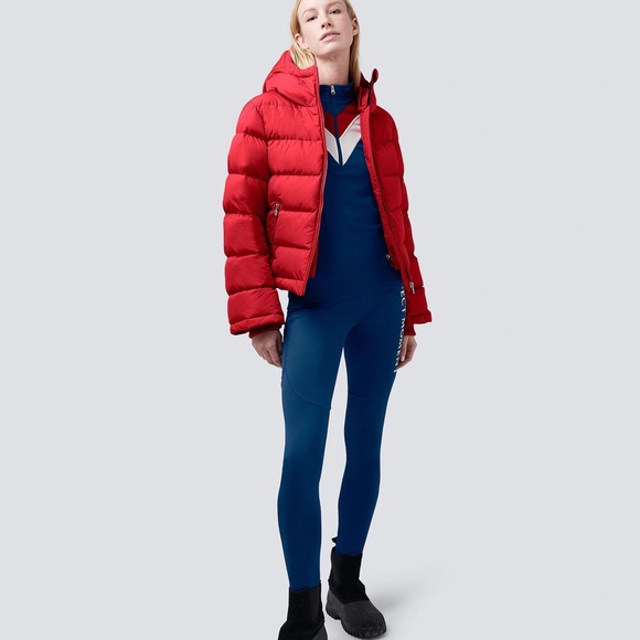 PERFECT MOMENT 'POLAR FLARE' RED GOOSE DOWN JACKET - SIZE LARGE - MSRP $695 BNWT - Picture 2 of 4